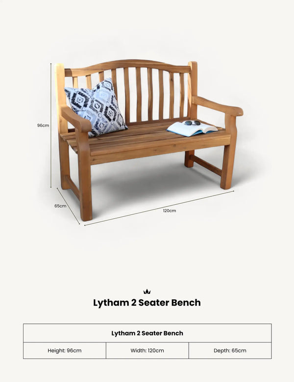 Royalcraft Lytham 2 Seater Bench