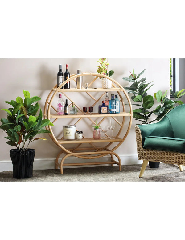Royalcraft Medium Verona Natural Rattan Etagere