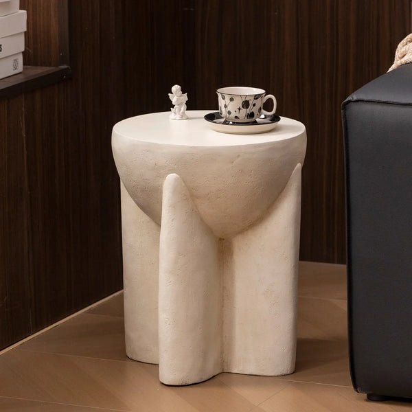 royalcraft Naples Concrete Look Round Side Table