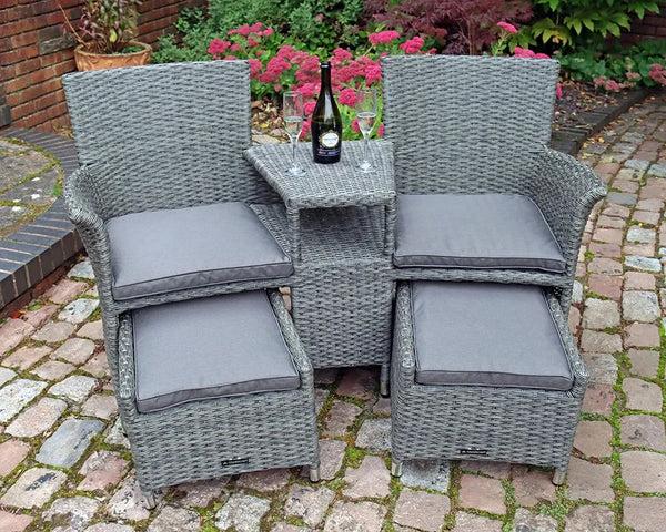 Royalcraft Paris 2 Seater Fixed Companion Set