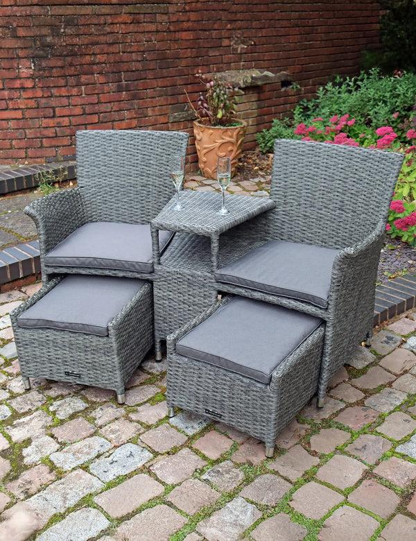 royalcraft Paris 2 Seater Fixed Companion Set