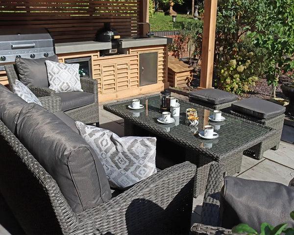 Royalcraft Paris 7 Seater Deluxe Sofa Dining Set