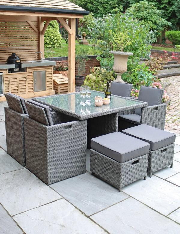 royalcraft Paris 8 Seater Cube Dining Set