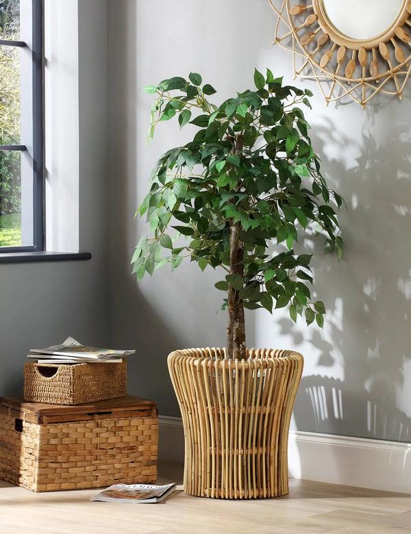 Royalcraft Set Of 2 Natural Rattan Plant Baskets