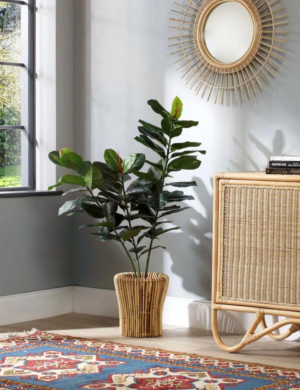 royalcraft Set of 2 Natural Rattan Plant Baskets