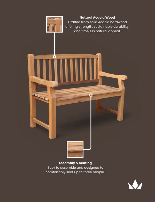 Royalcraft Turnbury 2 Seater Bench