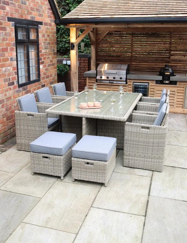 royalcraft Wentworth 10 Seater Cube Dining Set