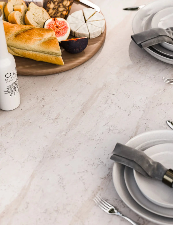 Royalcraft Saturn 6 Seater Round Conical Dining Set With Eden Dawn Dining Chairs