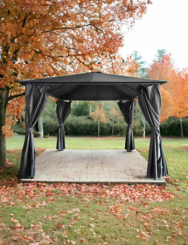 royalcraft Titan 3mx3m Galvanised Steel Gazebo Grey Complete