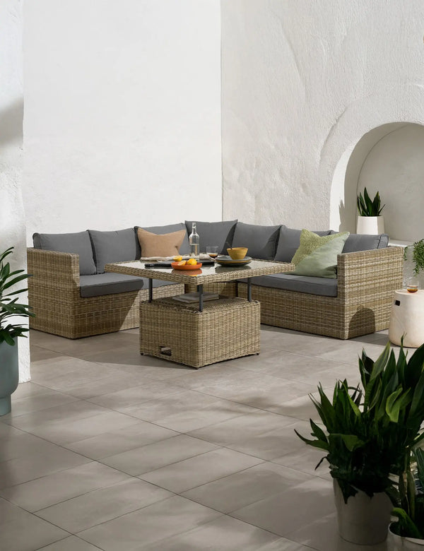 royalcraft Wentworth 6 Seater Adjustable Corner Lounging Set