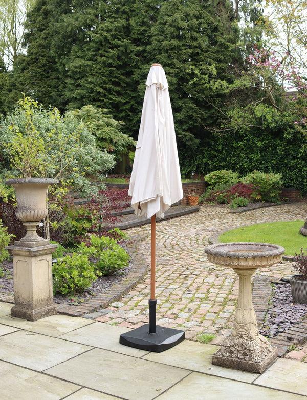 Royalcraft Woodlook Crank And Tilt Parasol - Ivory 2.5M