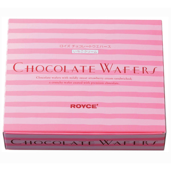 Royce Chocolate Wafers "Strawberry Cream (12 Pcs)"