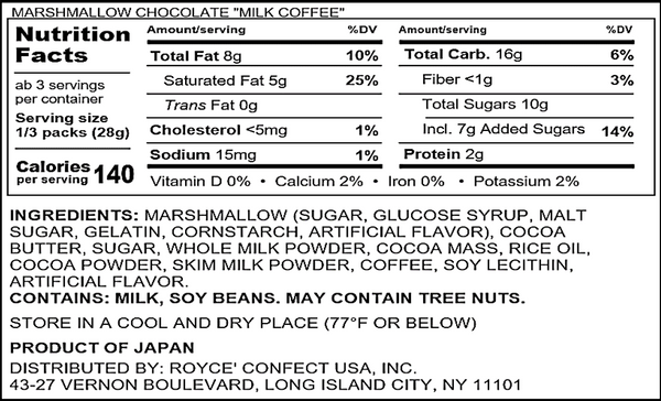 Royce Marshmallow Chocolate "Milk Coffee"