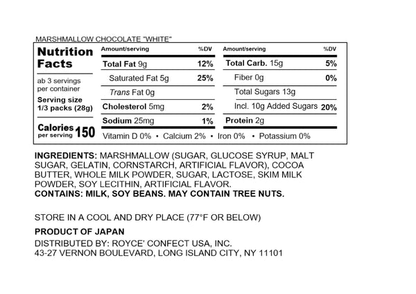 Royce Marshmallow Chocolate "White"