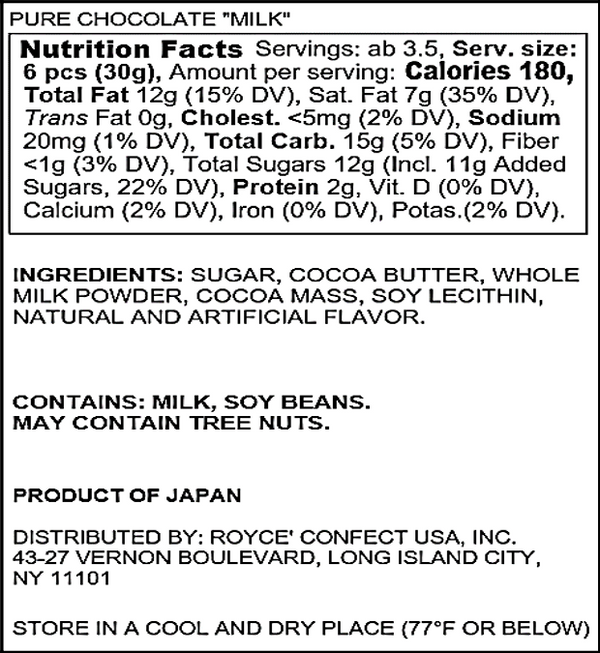 Royce Pure Chocolate "Milk"