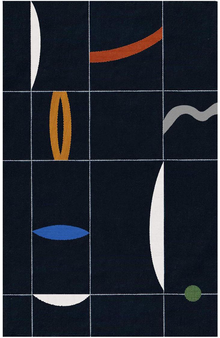 rrres Grid 01 Wool Rugs