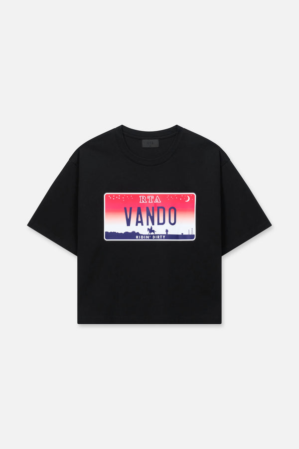 rta AUSTIN CROPPED SHORT SLEEVE TEE