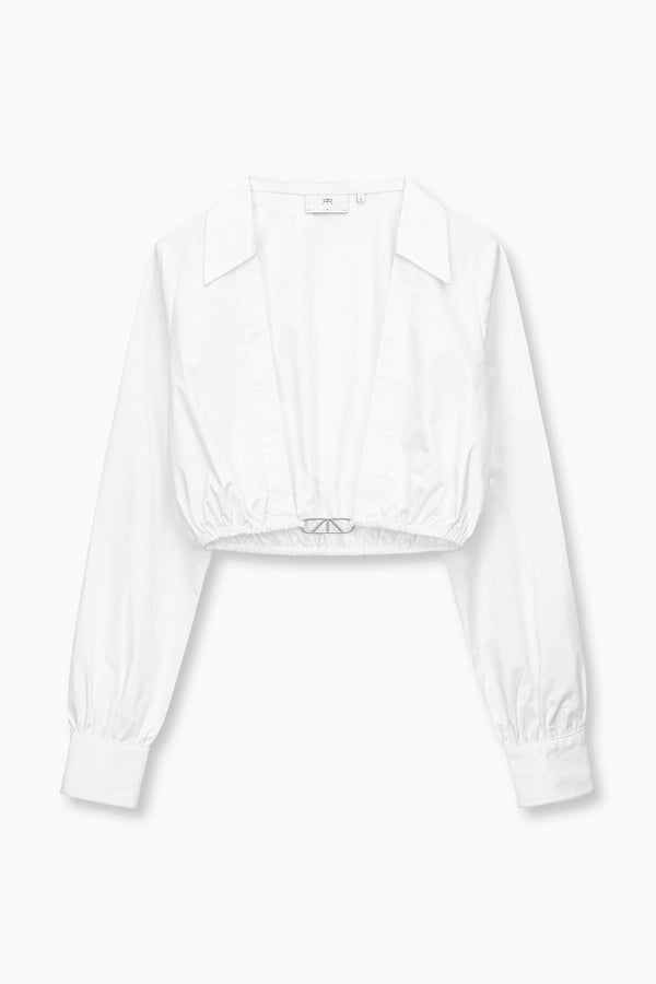 rta CROPPED POPLIN SHIRT