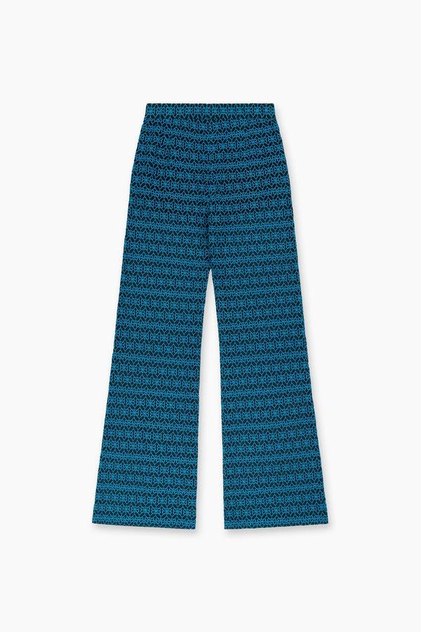 rta EMBROIDERED FLARE PANT