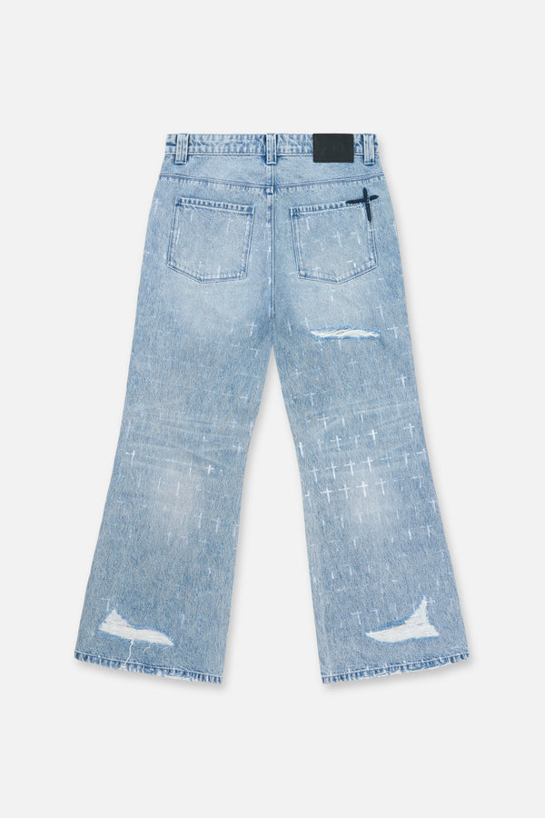 Rta HUGH WIDE LEG FLARE JEAN
