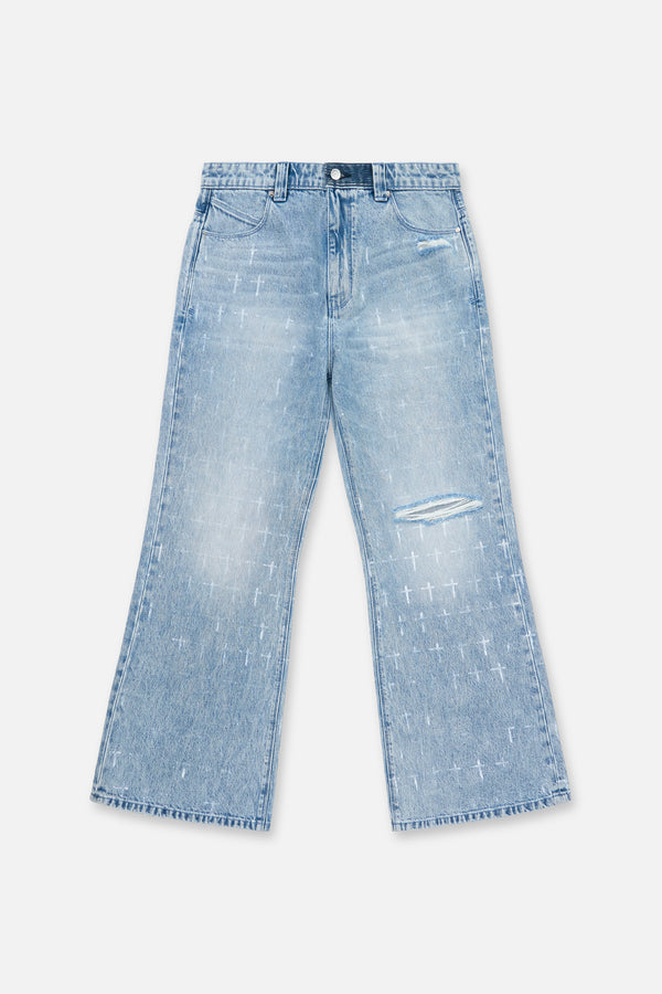 rta HUGH WIDE LEG FLARE JEAN