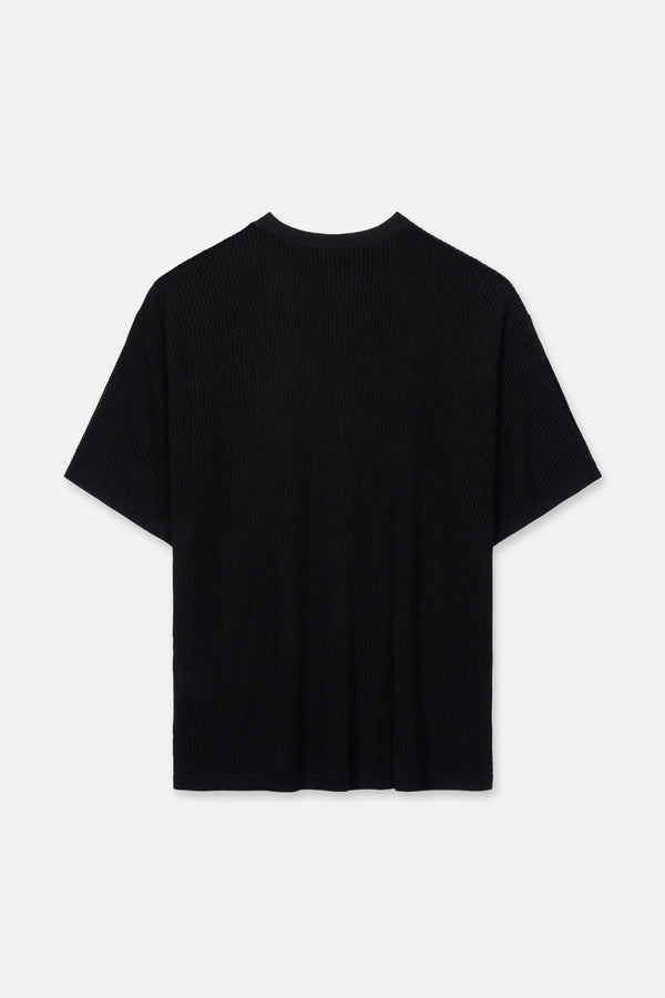 Rta IAN CROCHET SHORT SLEEVE TEE