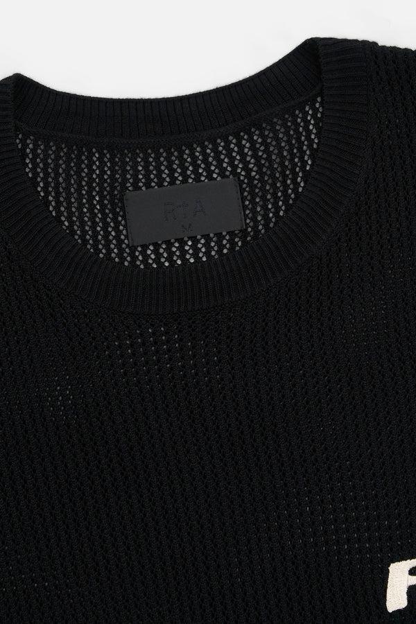 Rta IAN CROCHET SHORT SLEEVE TEE