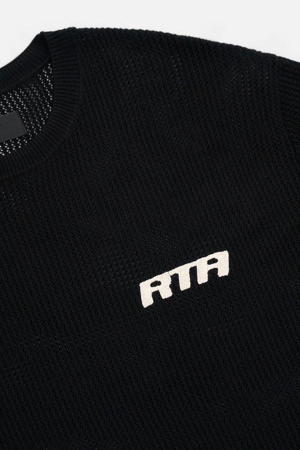 Rta IAN CROCHET SHORT SLEEVE TEE