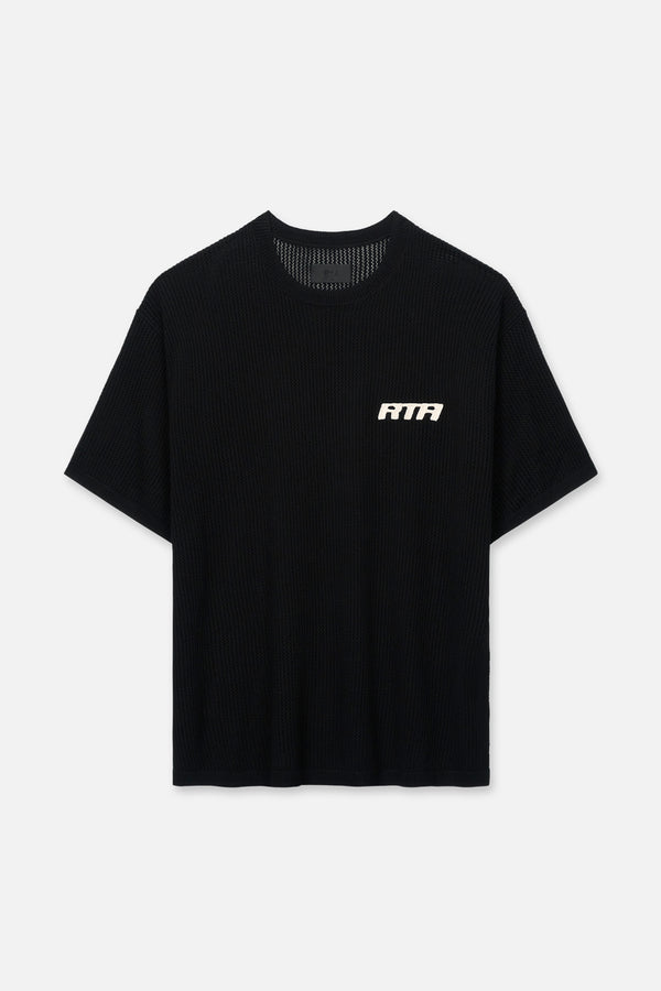 rta IAN CROCHET SHORT SLEEVE TEE