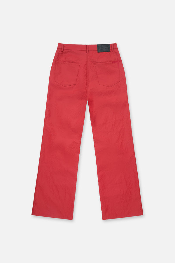 Rta JAMIE LEATHER WIDE LEG PANT