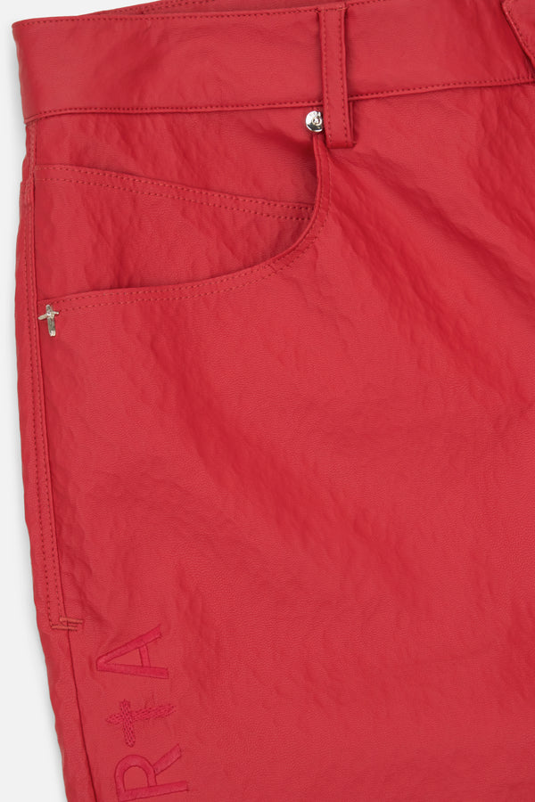 Rta JAMIE LEATHER WIDE LEG PANT