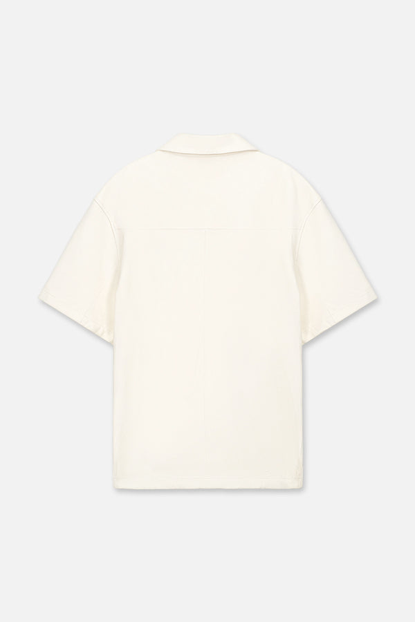Rta LEATHER SHORT SLEEVE SHIRT