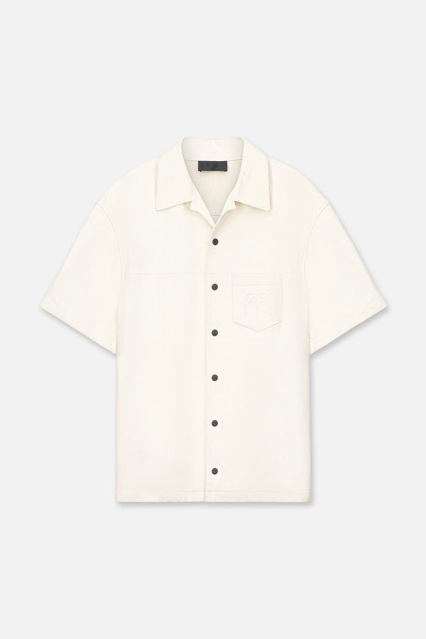 rta LEATHER SHORT SLEEVE SHIRT
