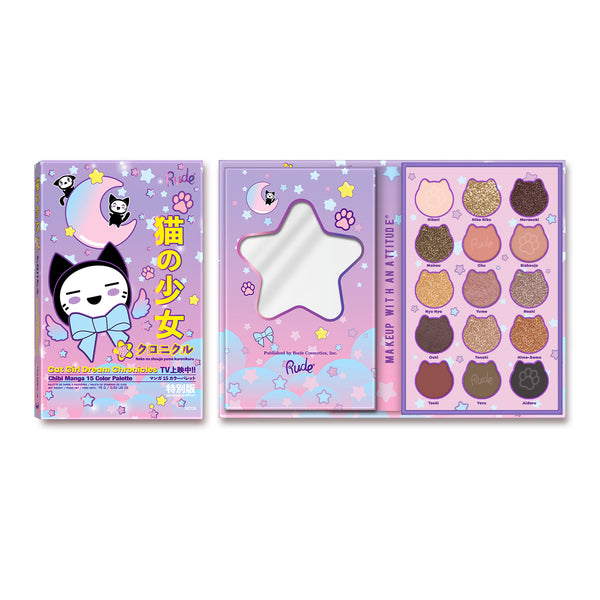 rude cosmetics Chibi Manga Collection 15 Color Palette - Cat Girl Dream Chronicles Sale