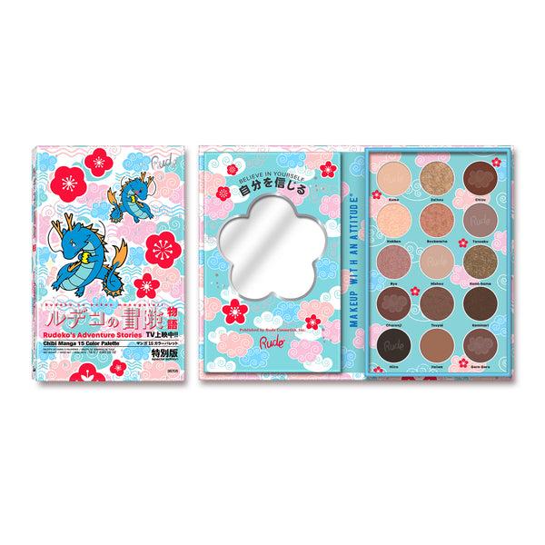 rude cosmetics Chibi Manga Collection 15 Color Palette - Rudeko's Adventure Stories Sale
