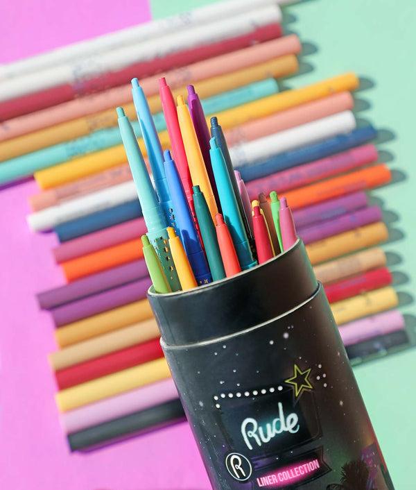 Rude Cosmetics City Of Flashing Lights Micro Retractable Liner Collection Sale