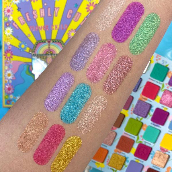 Rude Cosmetics Flower Child 30 Pressed Pigment & Shadows - Freshly Cut Sale