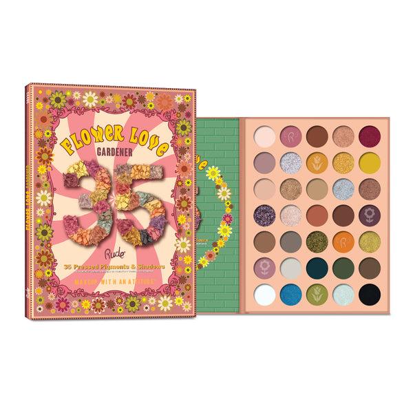 Rude Cosmetics Flower Love 35 Pressed Pigment & Shadows - Gardener Sale