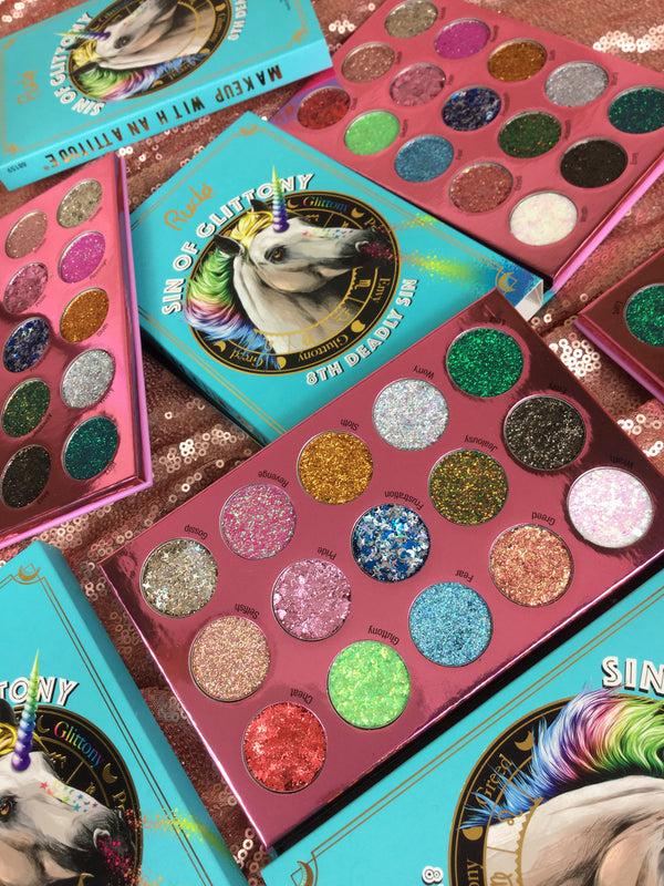 rude cosmetics Sin of Glittony Glitter Palette Sale