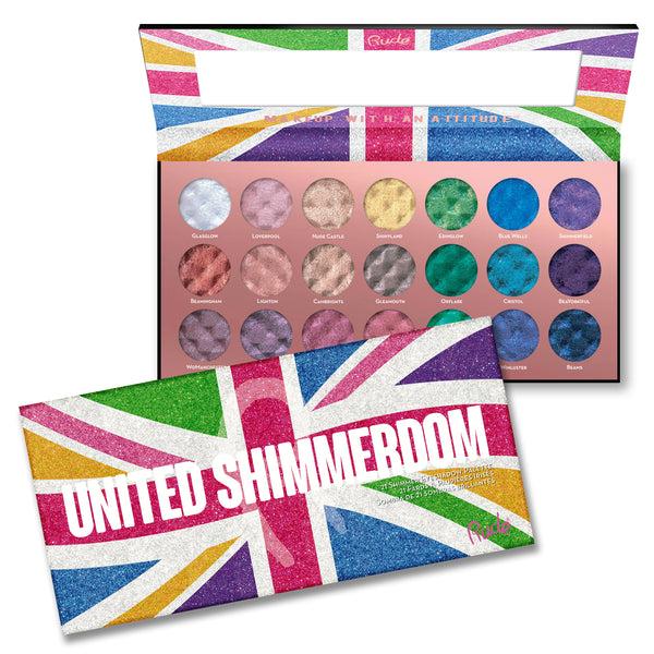 Rude Cosmetics United Shimmerdom - 21 Shimmer Eyeshadow Palette Sale