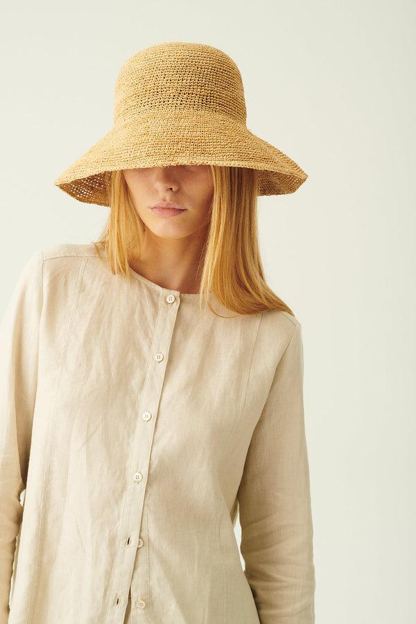 Rue De Tokyo ABIGAIL STRAW SAND HAT