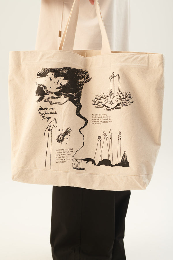 Rue De Tokyo ALIVIA MOOMIN COTTON - OFF WHITE