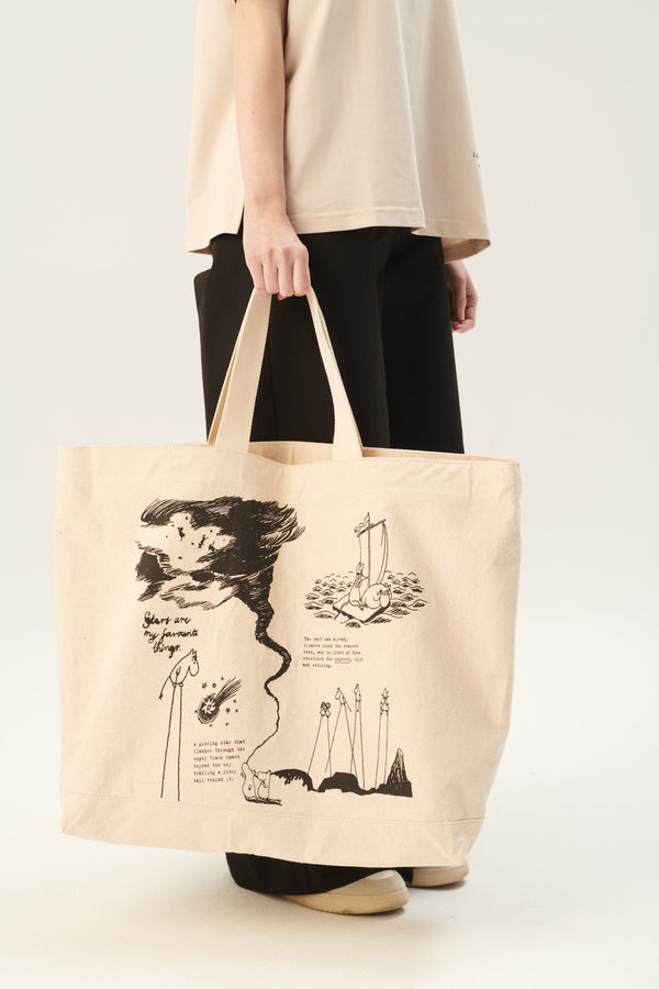 rue de tokyo ALIVIA MOOMIN COTTON - OFF WHITE