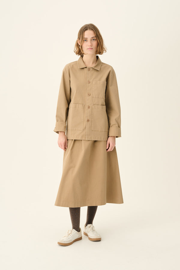 Rue De Tokyo CAMERON PRE DYED TWILL - LIGHT BROWN