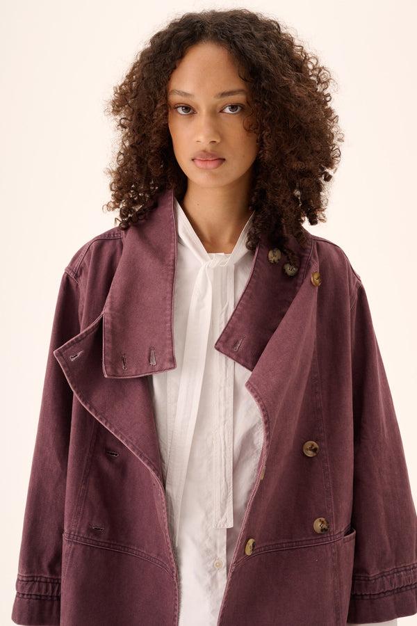 Rue De Tokyo CARALYN FADED TWILL - FADED MAUVE