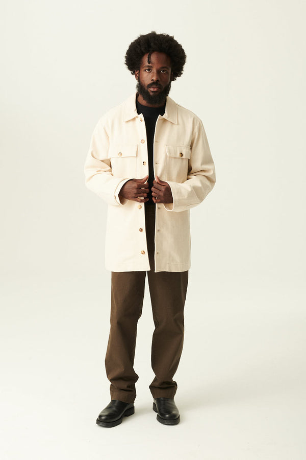 Rue De Tokyo CLAS TEXTURED COTTON - NATURAL