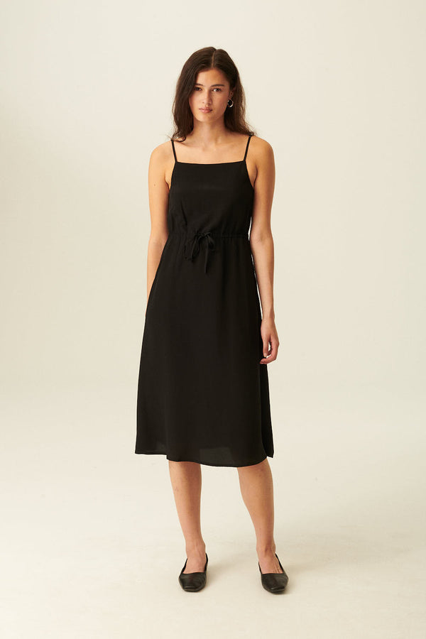 Rue De Tokyo DASIE DRESS SILK BLACK