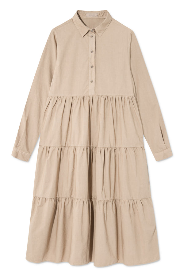 rue de tokyo DELL DRESS BEIGE - BEIGE