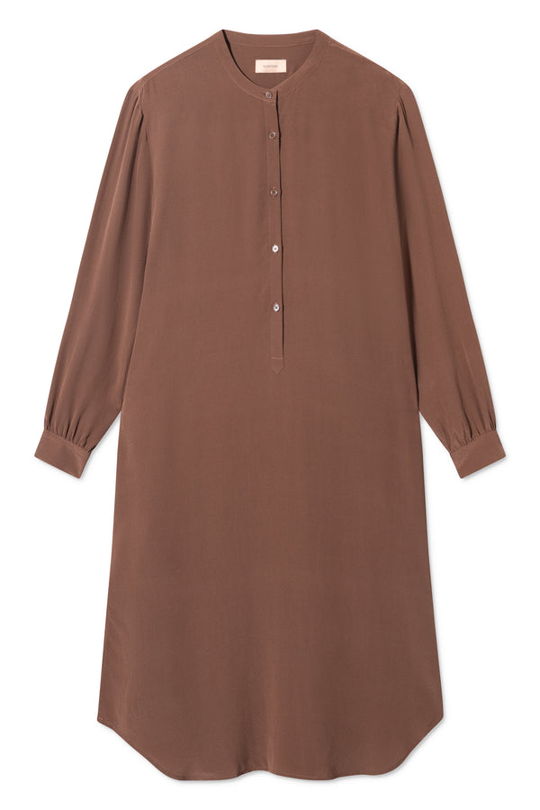 rue de tokyo DORA DRESS BROWN