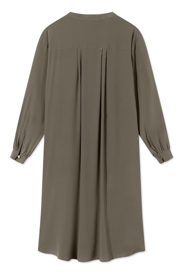 Rue De Tokyo DORA DRESS SILK WALNUT